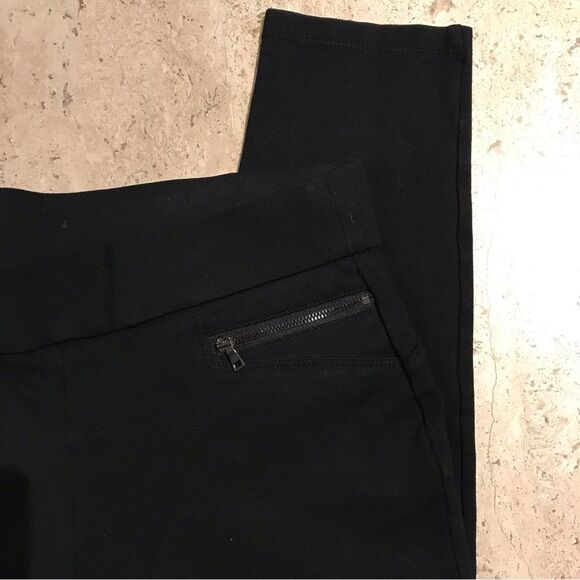 Ann Taylor Black Skinny Dress Pants Size Medium - Picture 2 of 5